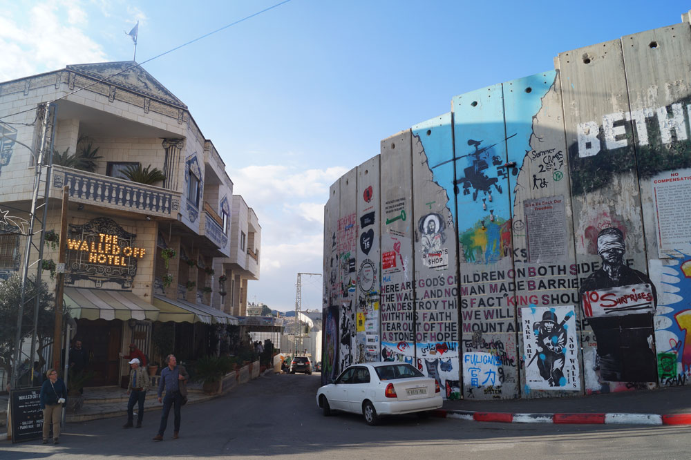 The Walled Off Hotel in Bethlehem