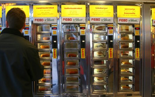 Fast Food aus dem Automaten: Typisch NiederlÃ¤ndisch