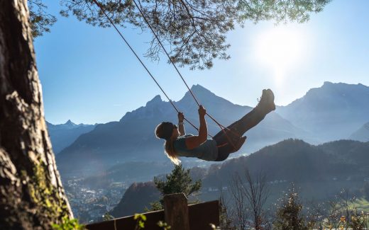 Wanderung zur berÃ¼hmten Schaukel am Watzmann
