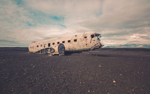 Flugzeugwrack von SÃ³lheimasandur: Echt unheimlich