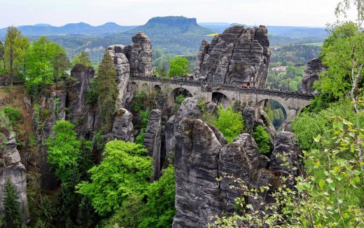 Wanderung zur BasteibrÃ¼cke: Steile Felsen und Tiefblicke