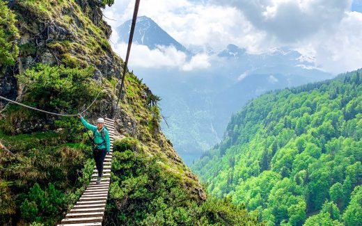 Klettersteig am GrÃ¼nstein: Mit KÃ¶nigssee und Watzmann-Blick
