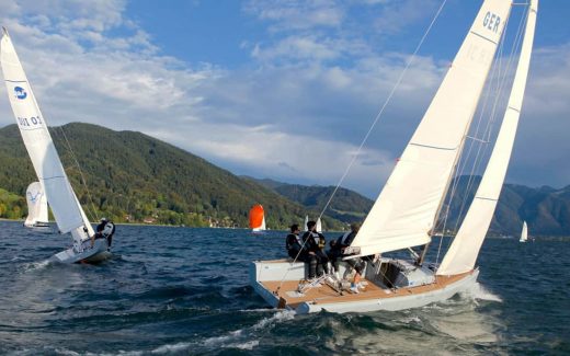 SegeltÃ¶rn am Tegernsee: Das erste Mal am Steuer