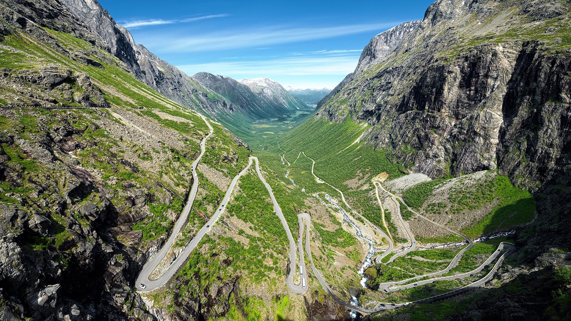 Trollstigen in Norwegen: SpektakulÃ¤re SerpentinenstraÃŸe