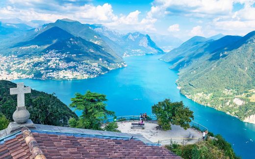 Monte San Salvatore: SchÃ¶nster Aussichtsberg im Tessin