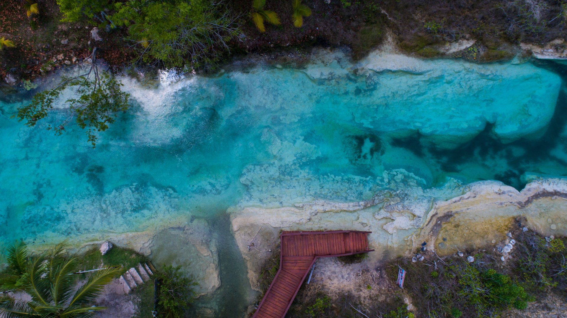 Bacalar: WunderschÃ¶ne Lagune auf Yucatan in Mexiko