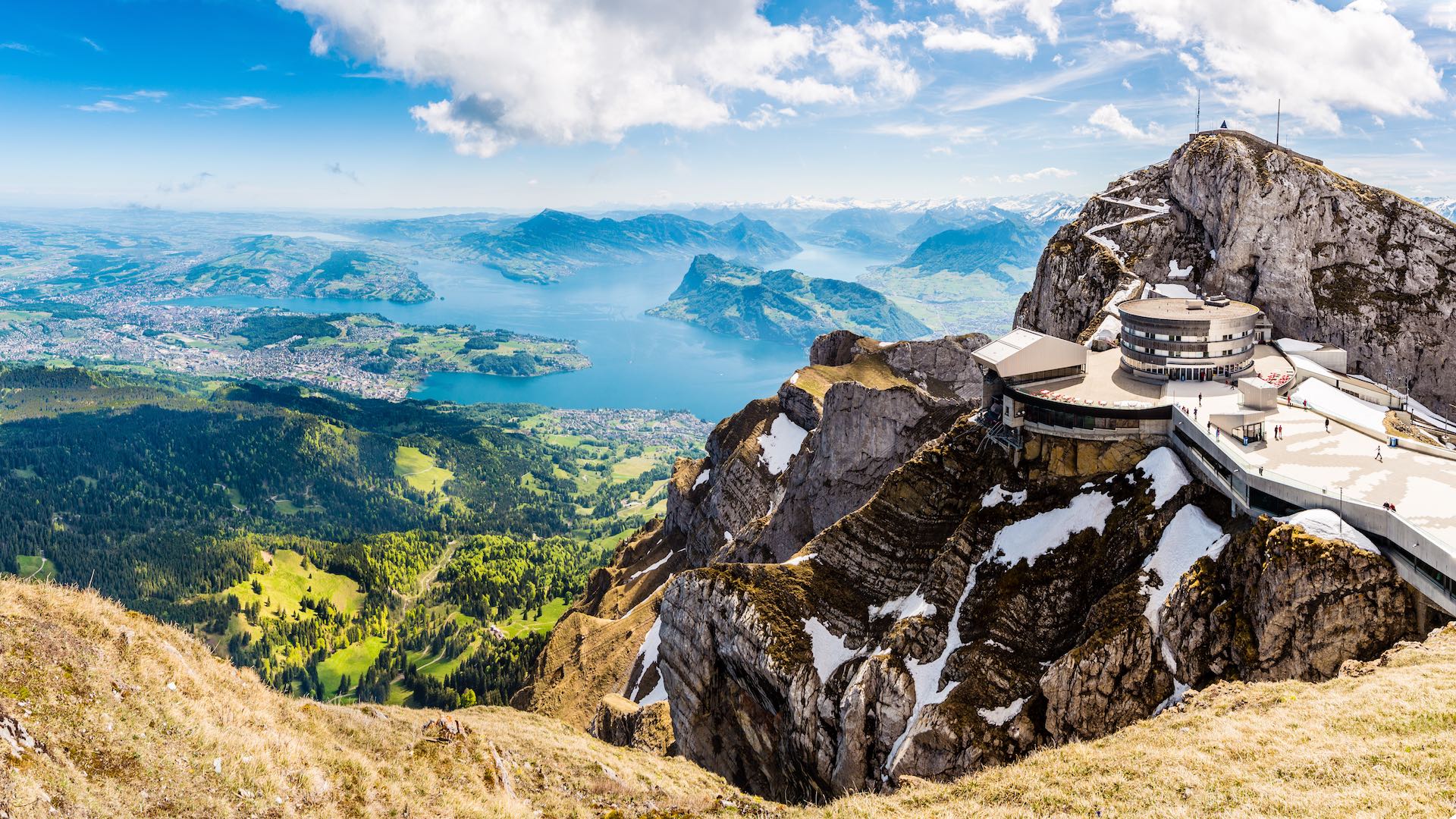 Pilatus in der Schweiz: Die steilste Zahnradbahn der Welt