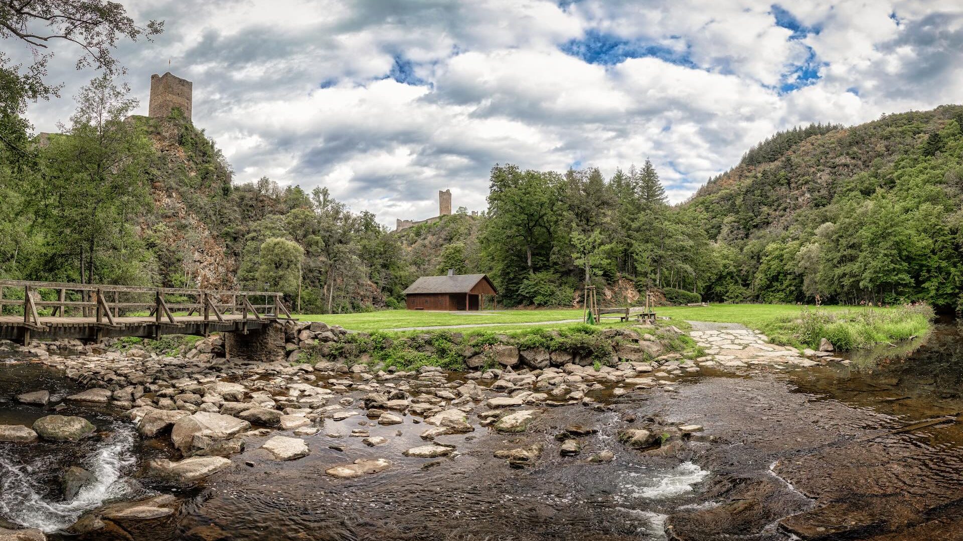 Burgenklettersteig Manderscheid in der Vulkaneifel