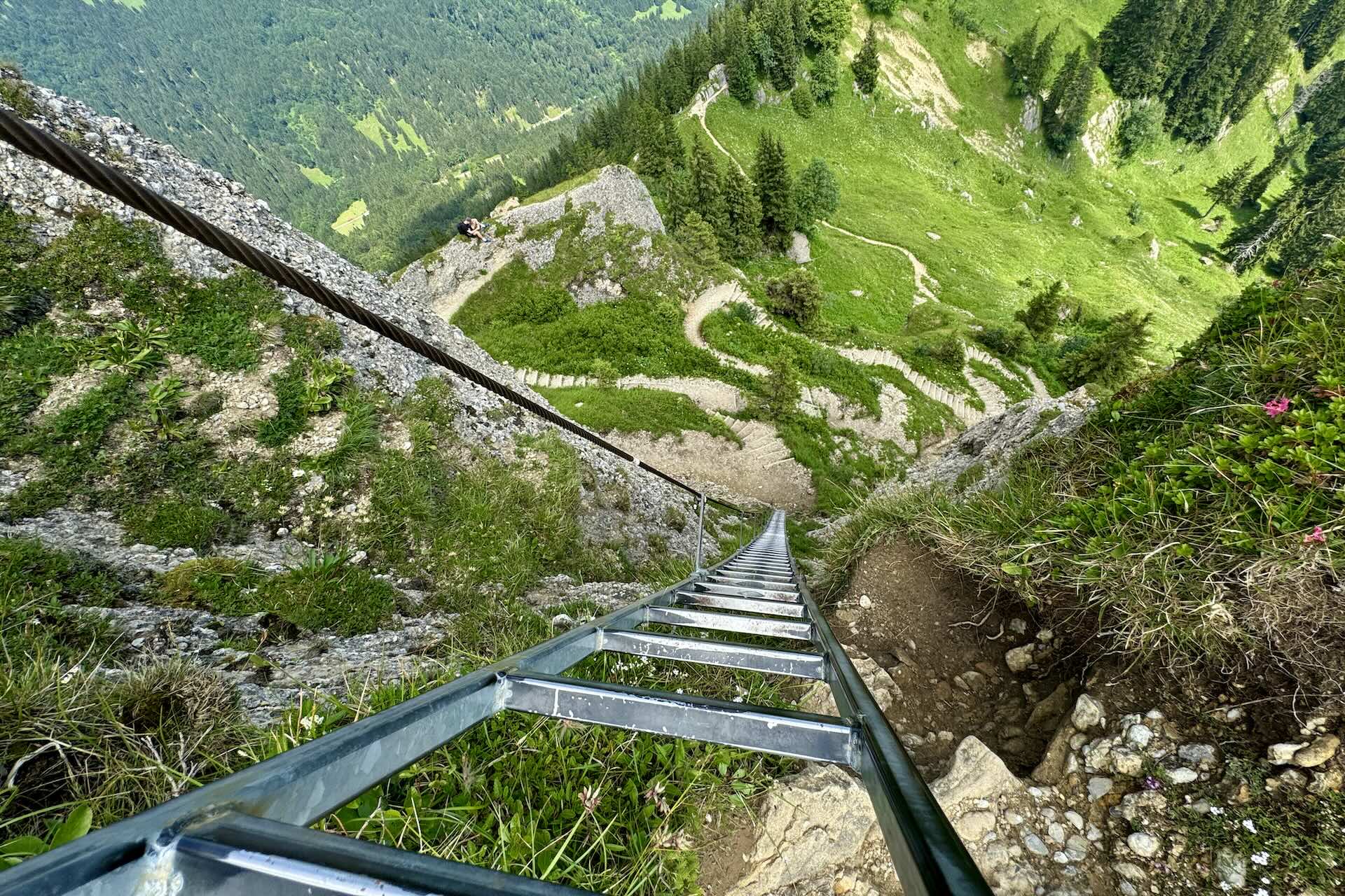 SpektakulÃ¤re (Himmels-) Leiter am Steineberg im AllgÃ¤u