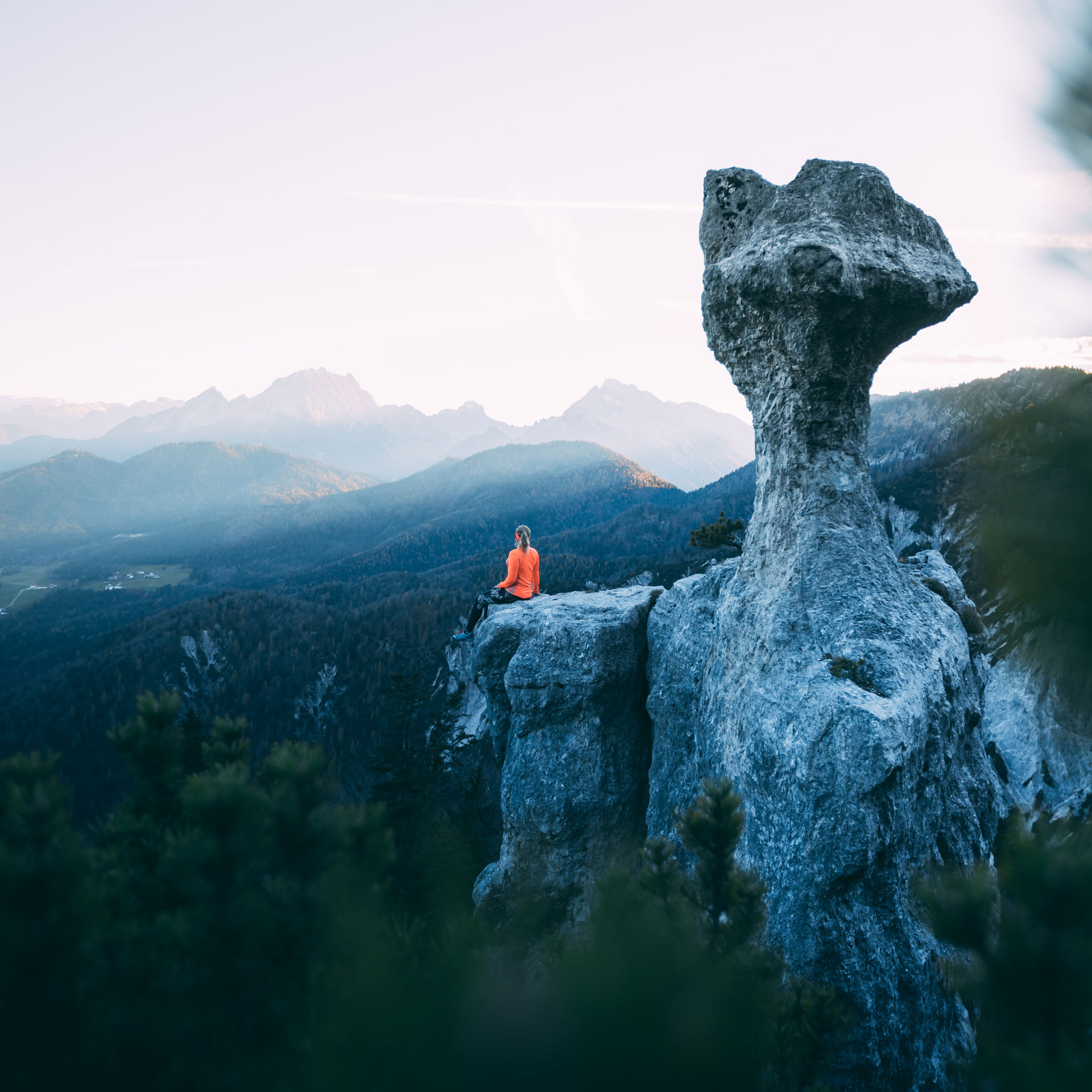 Steinerne Agnes: Wanderung zum â€žSteinpilzâ€œ der Alpen