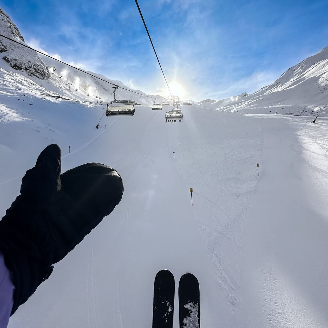Duty-Free-Run nach Samnaun: Skifahren und zollfrei shoppen